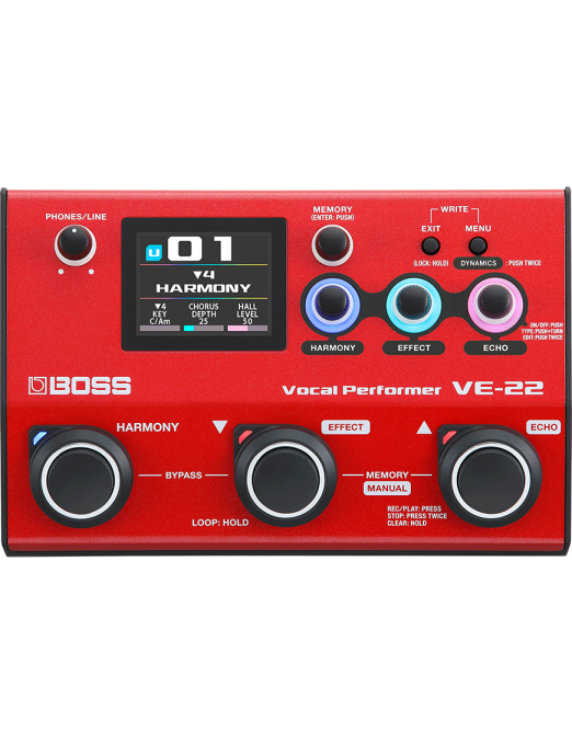 BOSS VE-22 Procesador Vocal Multiefectos