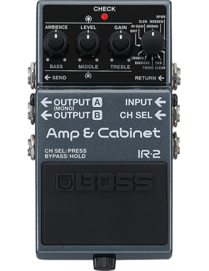 BOSS IR-2 Amp & Cab Pedal Guitarra Simulador