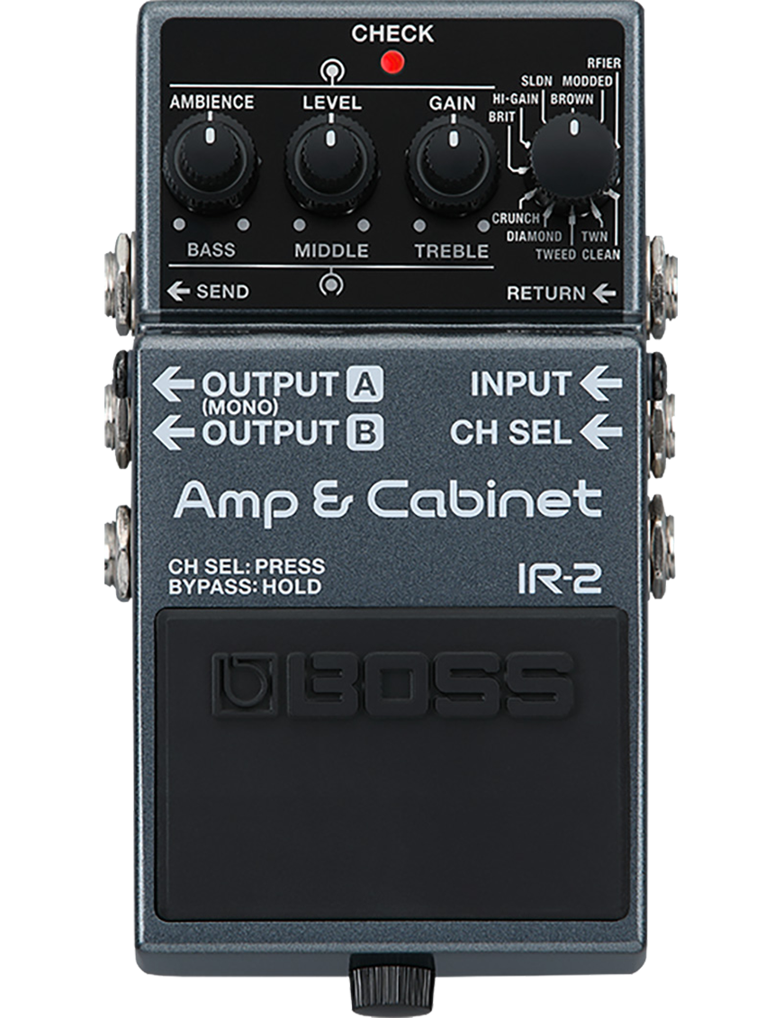 BOSS IR-2 Amp & Cab Pedal Guitarra Simulador