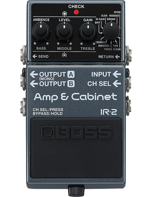 BOSS IR-2 Amp & Cab Pedal Guitarra Simulador BOSS IR-2 Amp & Cab Pedal Guitarra Simulador