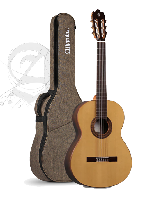 Alhambra® Iberia Ziricote Guitarra Clásica Estudio con Funda | Natural Alhambra® Iberia Ziricote Guitarra Clásica Estudio con Funda | Natural