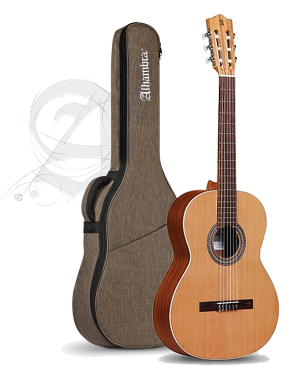Alhambra® Z-Nature Guitarra Clásica Estudio con Funda | Natural