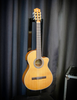 Alhambra® Z-Nature CW EZ Guitarra Clásica Estudio Cutaway Fishman con Funda | Natural