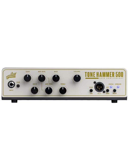 Aguilar® Tone Hammer® 500V2 30TH ANNIVERSARY Amplificador Bajo Cabezal 500W USB IR Edición Limitada