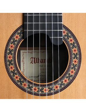 Alhambra® 10 Premier Guitarra Clásica Concierto Natural con Case
