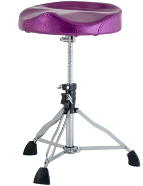 Dixon PSN-13PS Sillín Trono Batería Tipo Moto | Purple Sparkle