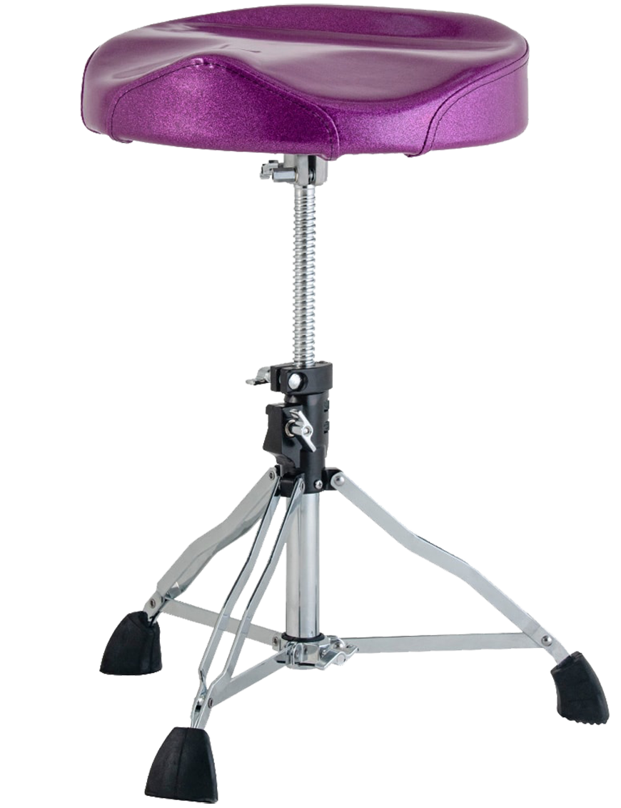 Dixon PSN-13PS Sillín Trono Batería Tipo Moto | Purple Sparkle