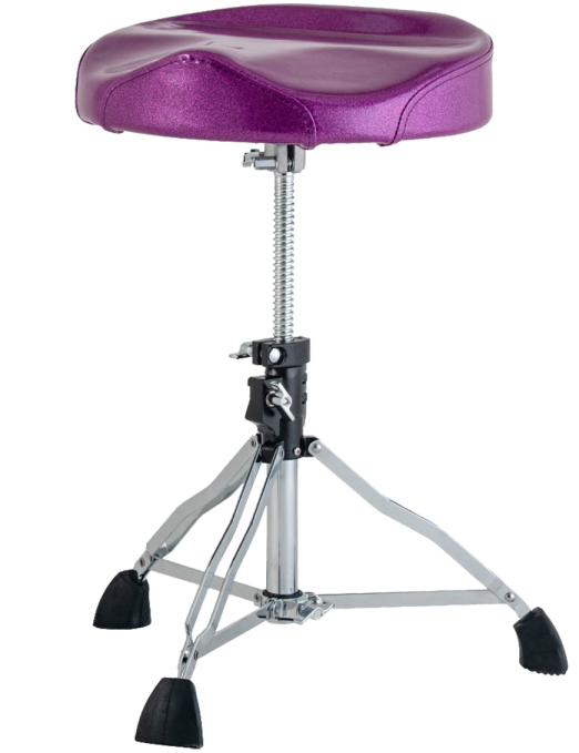 Dixon PSN-13PS Sillín Trono Batería Tipo Moto | Purple Sparkle
