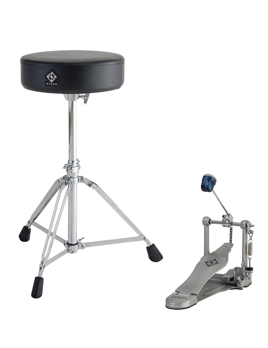 Dixon PACK P-CPE2 Sillín Batería + Pedal Bombo | Set: PSN-8 PP-P1