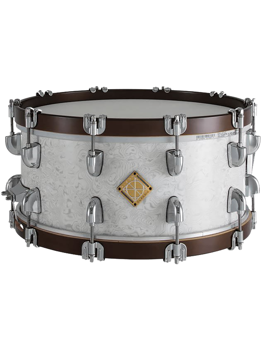 Dixon PDSCL654SWM Caja Batería 14"x6.5" Classic Maple Sub Zero White