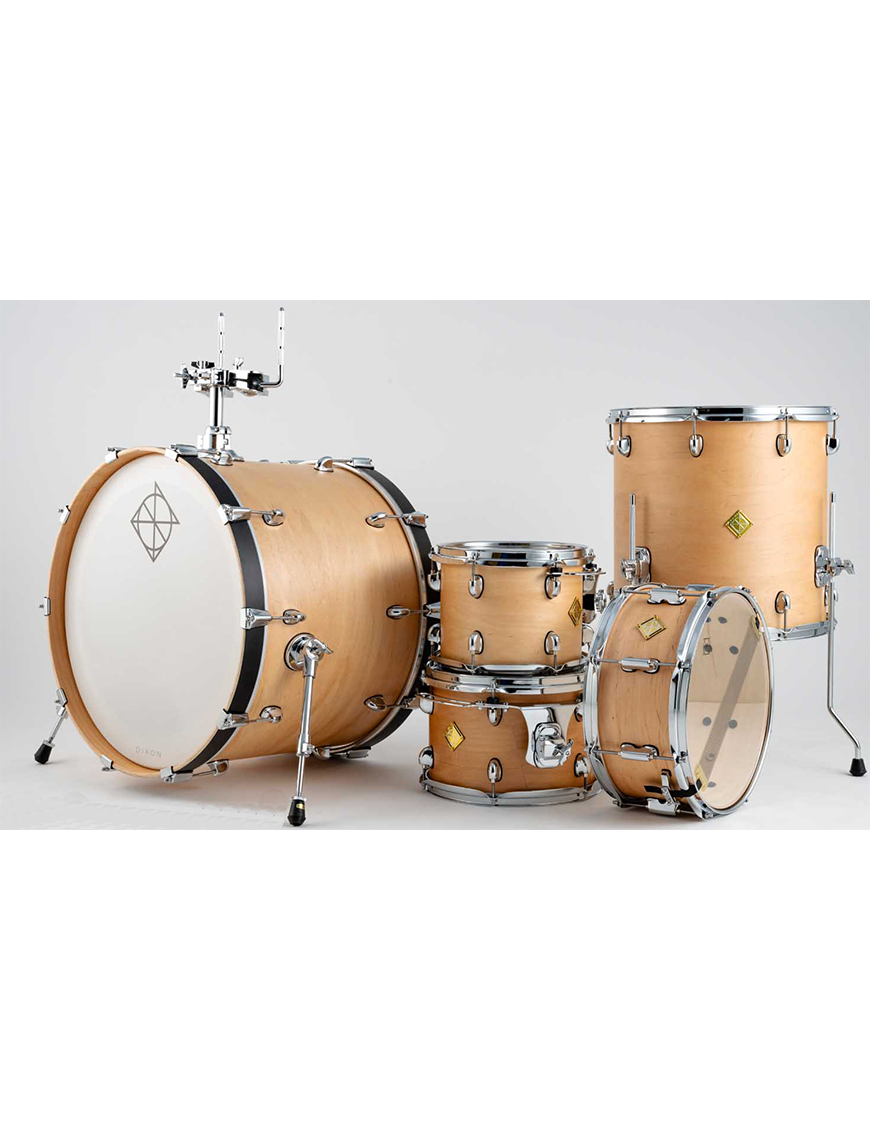 Dixon Cornerstone Maple Batería Acústica Natural Set: 10" 12" 16" 22" 14x6.5"