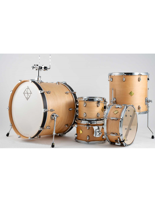 Dixon Cornerstone Maple Batería Acústica Natural Set: 10" 12" 16" 22" 14x6.5"