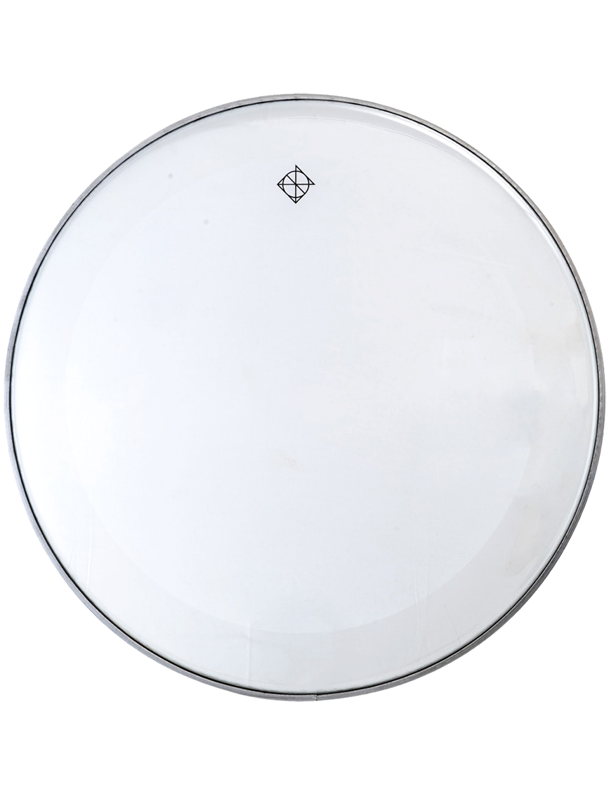 Dixon PHZ222CMB-DIX1 Parche Bombo 22" Transparente Muffler Ring | 1-Capa 10-Mil