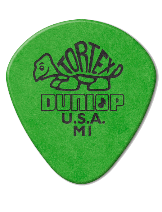 Dunlop® 472-M1Uñetas Tortex®  Jazz III Medium | Color: Verde Bolsa: 36 Unidades