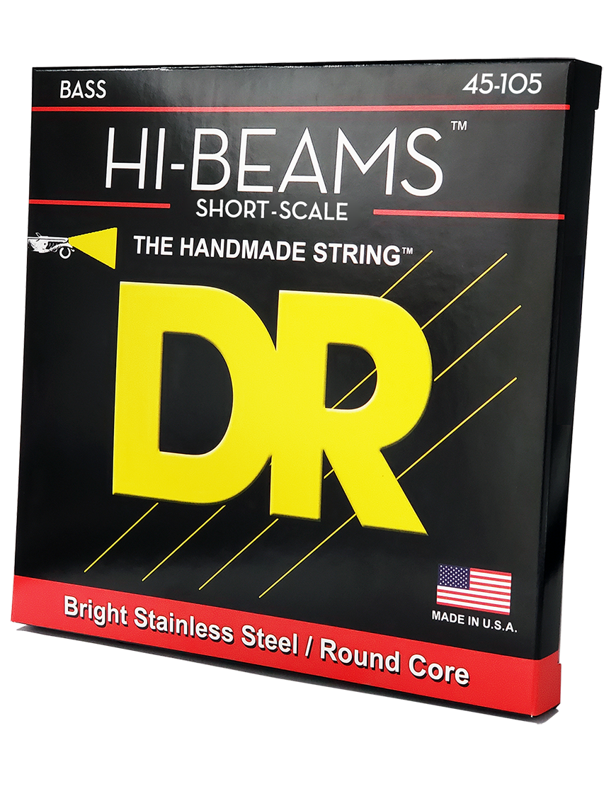DR HI-BEAMS™ 45-105 Escala Corta Cuerdas Bajo Eléctrico Medium