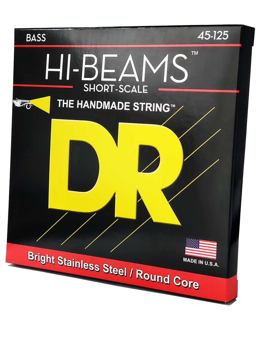 DR HI-BEAMS™ 45-125 Escala Corta Cuerdas Bajo Eléctrico 5 Cuerdas Medium