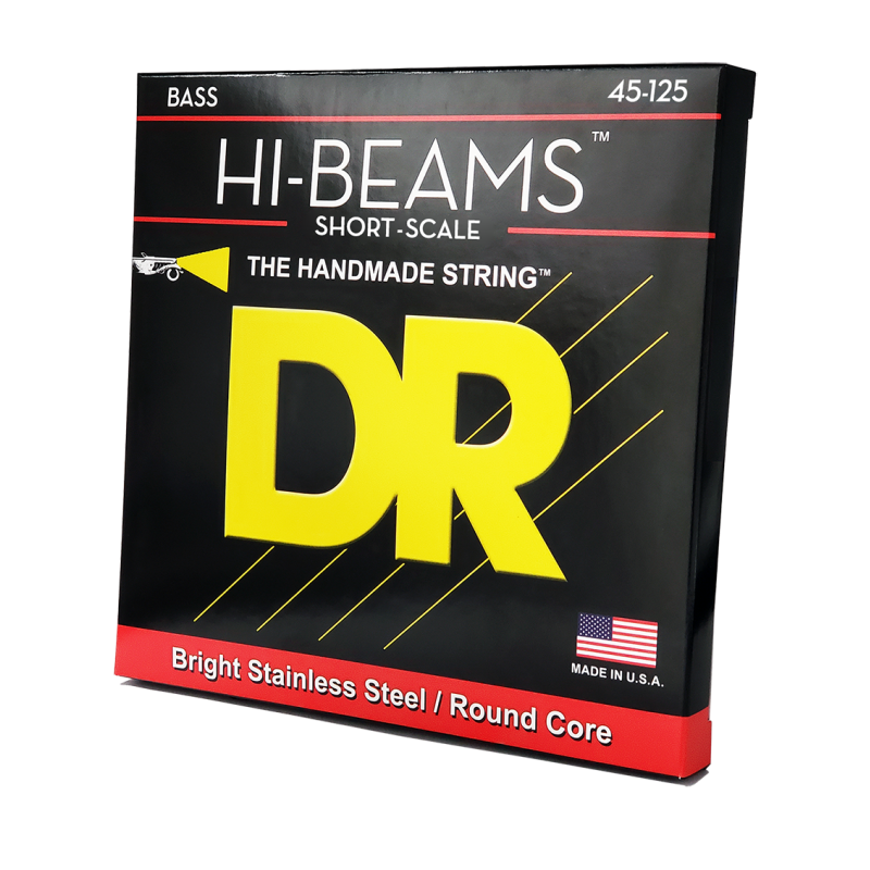 DR HI-BEAMS™ 45-125 Escala Corta Cuerdas Bajo Eléctrico 5 Cuerdas Medium