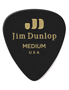 Dunlop® 483 Uñetas Celuloide Jim Dunlop® Negro Calibre: Medium | 12 Unidades