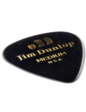 Dunlop® 483 Uñetas Celuloide Jim Dunlop® Negro Calibre: Medium | 12 Unidades