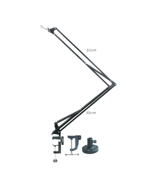 Pack Home Studio 1: Interfaz + Micrófono Condensador + Audífonos Estudio + Atril Broadcast