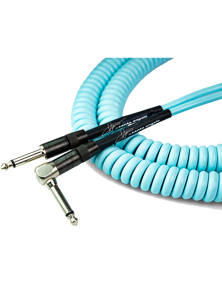 Santo Angelo® Signature Christian Gálvez Blue Note Cable Bajo Plug ¼" Angulado OFHC 9.15mt