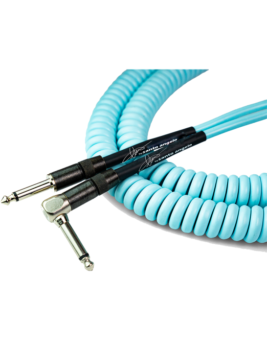 Santo Angelo® Signature Christian Gálvez Blue Note Cable Bajo Plug ¼" Angulado OFHC 9.15mt