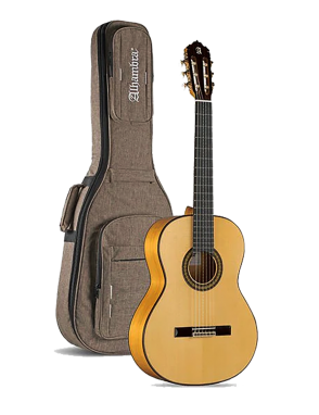 Alhambra® 7Fc Guitarra Flamenca Conservatorio con Golpeador Funda