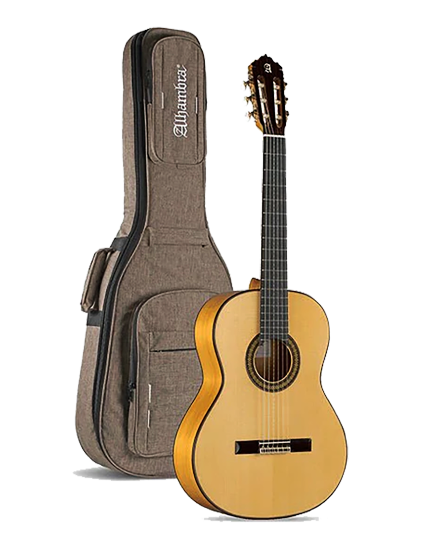 Alhambra® 7Fc Guitarra Flamenca Conservatorio con Golpeador Funda