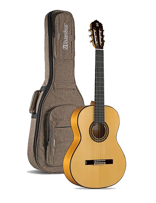 Alhambra® 7Fc Guitarra Flamenca Conservatorio con Golpeador Funda