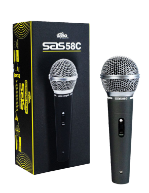 Santo Angelo® SAS58C Micrófono Vocal Dinámico con Switch