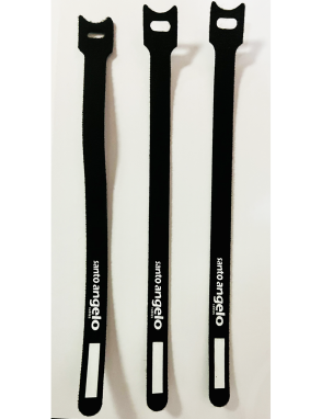 Santo Angelo® Amarra Cables Velcro 24x2cm Pack: 3 Unidades