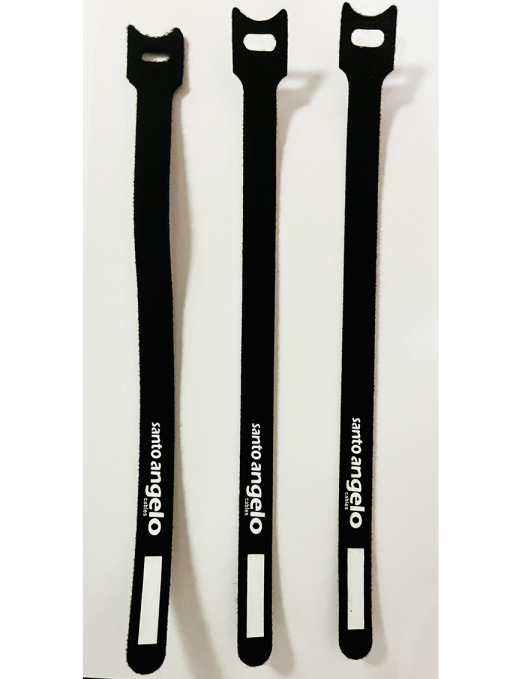 Santo Angelo® Amarra Cables Velcro 24x2cm Pack: 3 Unidades