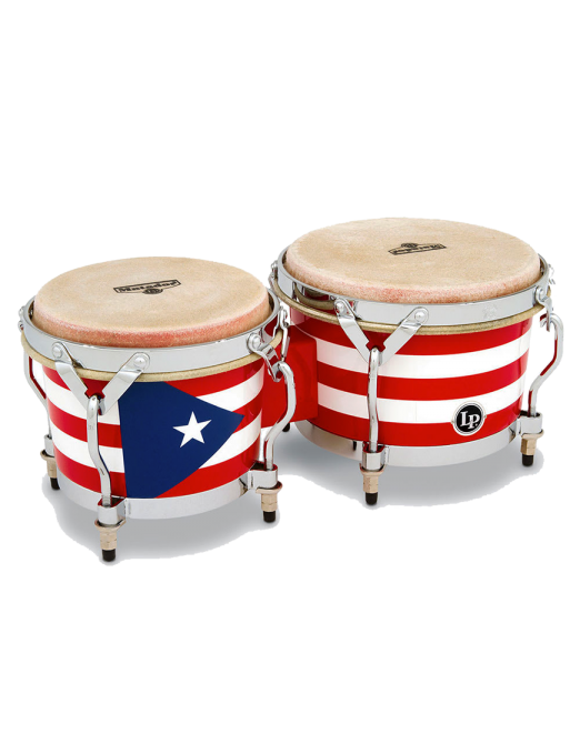 LP M201-PR Matador Bongo Madera 7¼"-8⅝" Oak Bandera Puerto Rico
