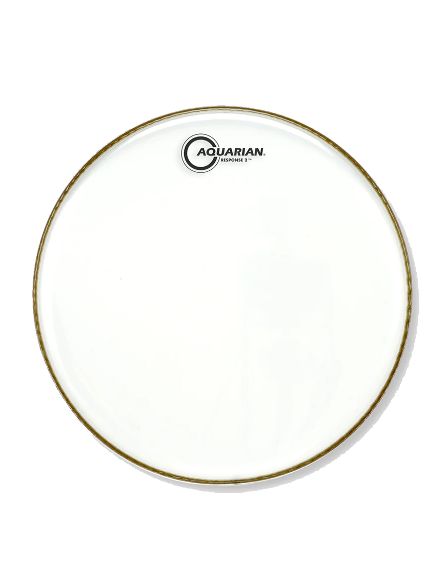 Aquarian RSP2-15 RESPONSE 2 Parche Tom 15" Clear | 2-Capas 7/7-mil