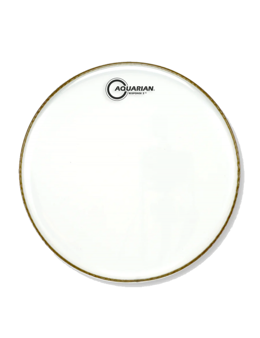 Aquarian RSP2-15 RESPONSE 2 Parche Tom 15" Clear | 2-Capas 7/7-mil