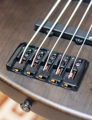 FGN® Mighty Jazz ASH DEM JMJ5 Bajo Eléctrico 5 Cuerdas Preamp Bartolini Funda | T Brown Flat