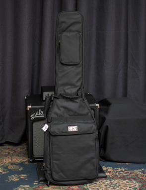 FGN® Mighty Jazz ASH DEM JMJ5 Bajo Eléctrico 5 Cuerdas Capsulas Bartolini Funda | S Blue Burst