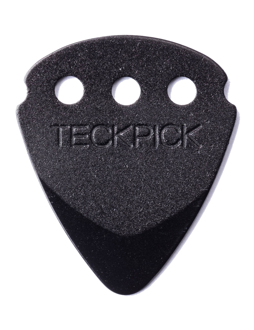 Dunlop® 467 TECKPICK Uñetas Aluminio Negro | 4 Unidades