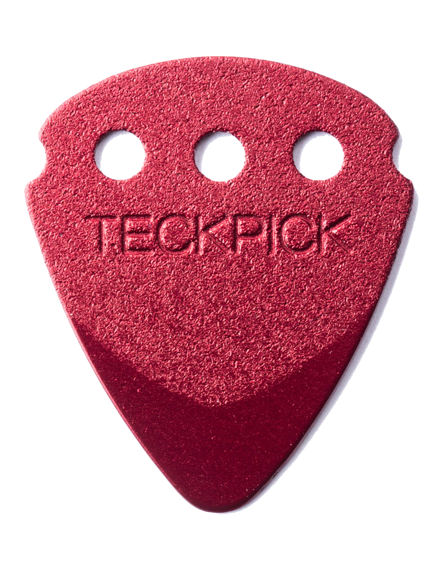 Dunlop® 467 Uñetas TECKPICK Aluminio Rojo | 4 Unidades
