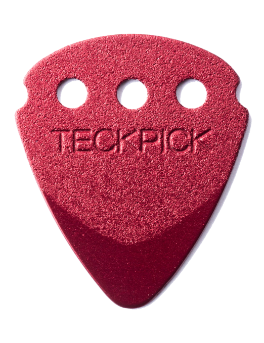 Dunlop® 467 Uñetas TECKPICK Aluminio Rojo | 4 Unidades