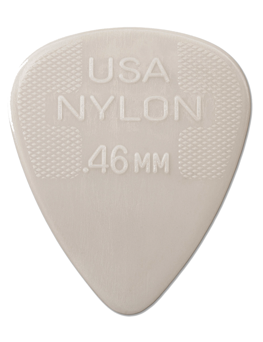 Dunlop® 44 Nylon Standard Uñetas Calibre: .46mm Gris | 12 Unidades