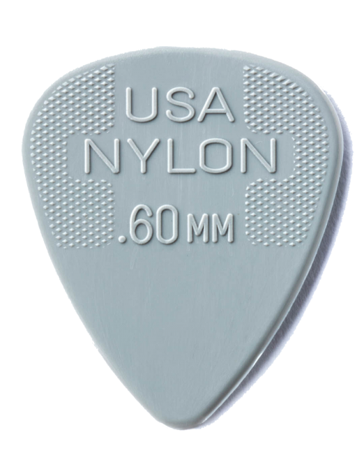 Dunlop® 44 Nylon Standard Uñetas Calibre: .60mm Gris | 36 Unidades