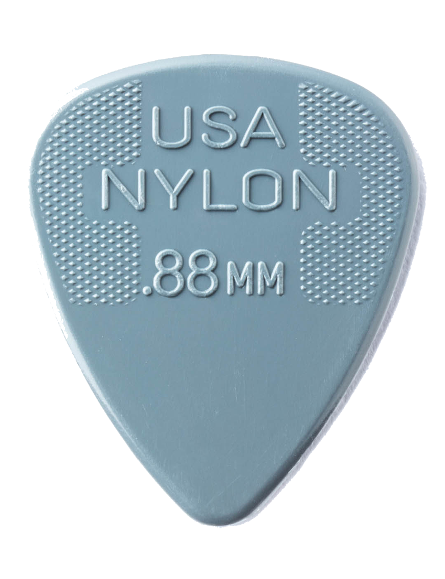 Dunlop® 44 Nylon Standard Uñetas Calibre: .88mm Gris | 36 Unidades