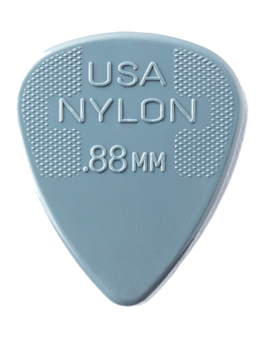 Dunlop® 44 Nylon Standard Uñetas Calibre: .88mm Gris | 36 Unidades