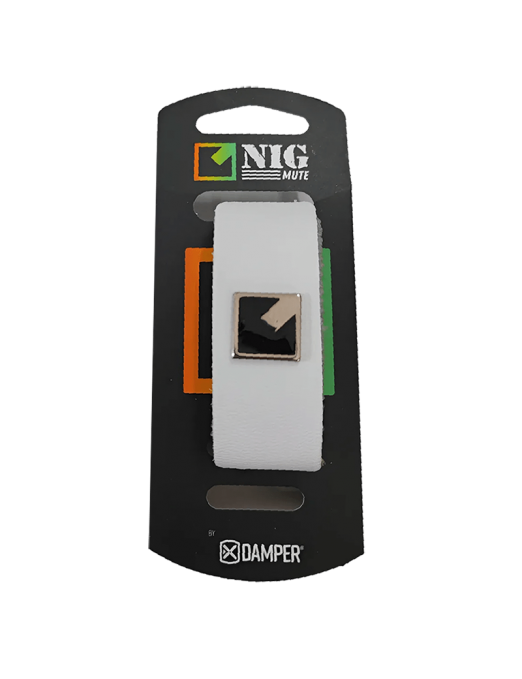 NIG® ND Medium Blanco Mute Damper Fretwrap Cuerdas Material Eco Cuero