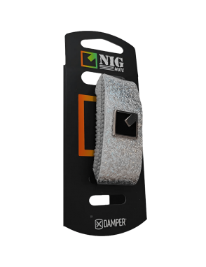 NIG® ND Medium Glitter Silver Mute Damper Fretwrap Cuerdas Material Eco Cuero