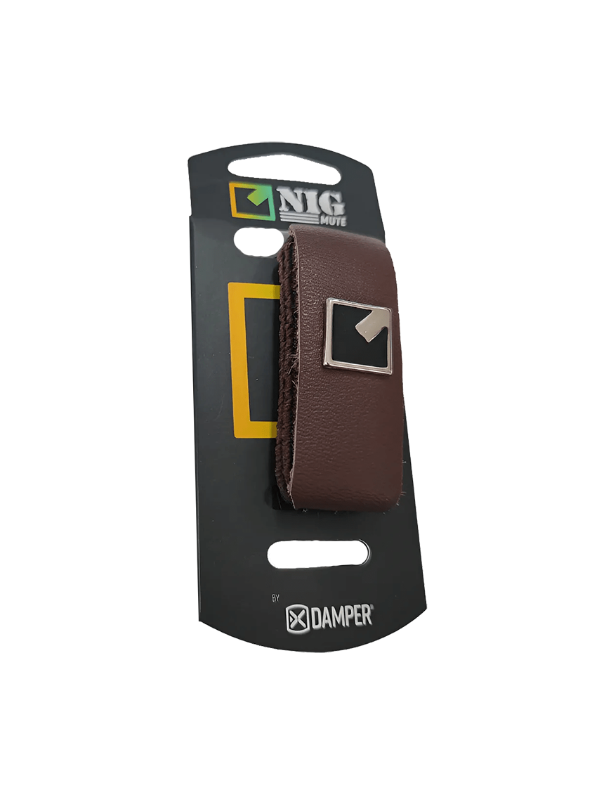 NIG® ND Medium Café Mute Damper Fretwrap Cuerdas Material Eco Cuero