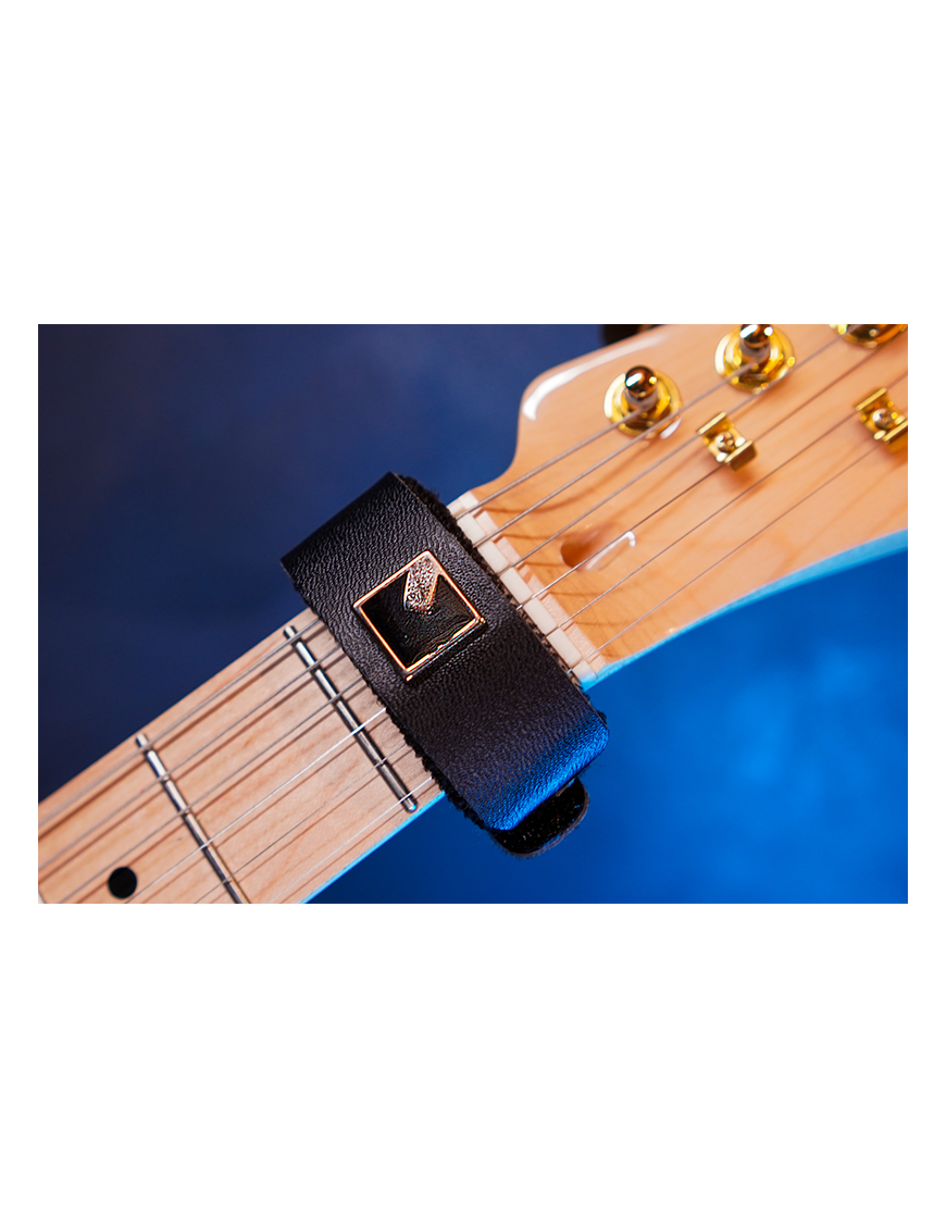 NIG® ND Small Black Mute Damper Fretwrap Cuerdas Material Eco Cuero