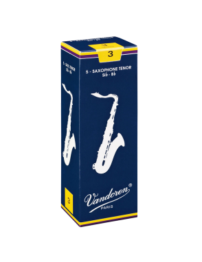 Vandoren Tradicional SR223 Caña Saxo Tenor Dureza: 3 Pack: 5 Unidades