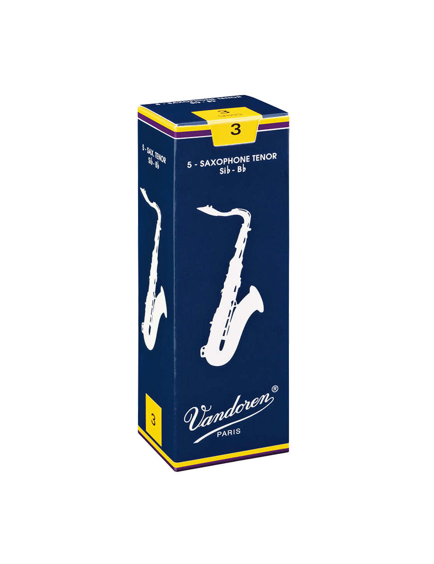 Vandoren Tradicional SR223 Caña Saxo Tenor Dureza: 3 Pack: 5 Unidades